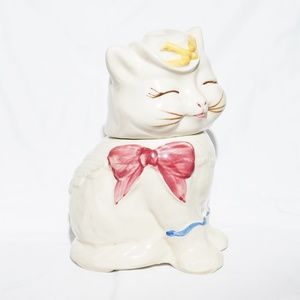 Shawnee Vintage Puss in Boots Cookie Jar 9.5" tall